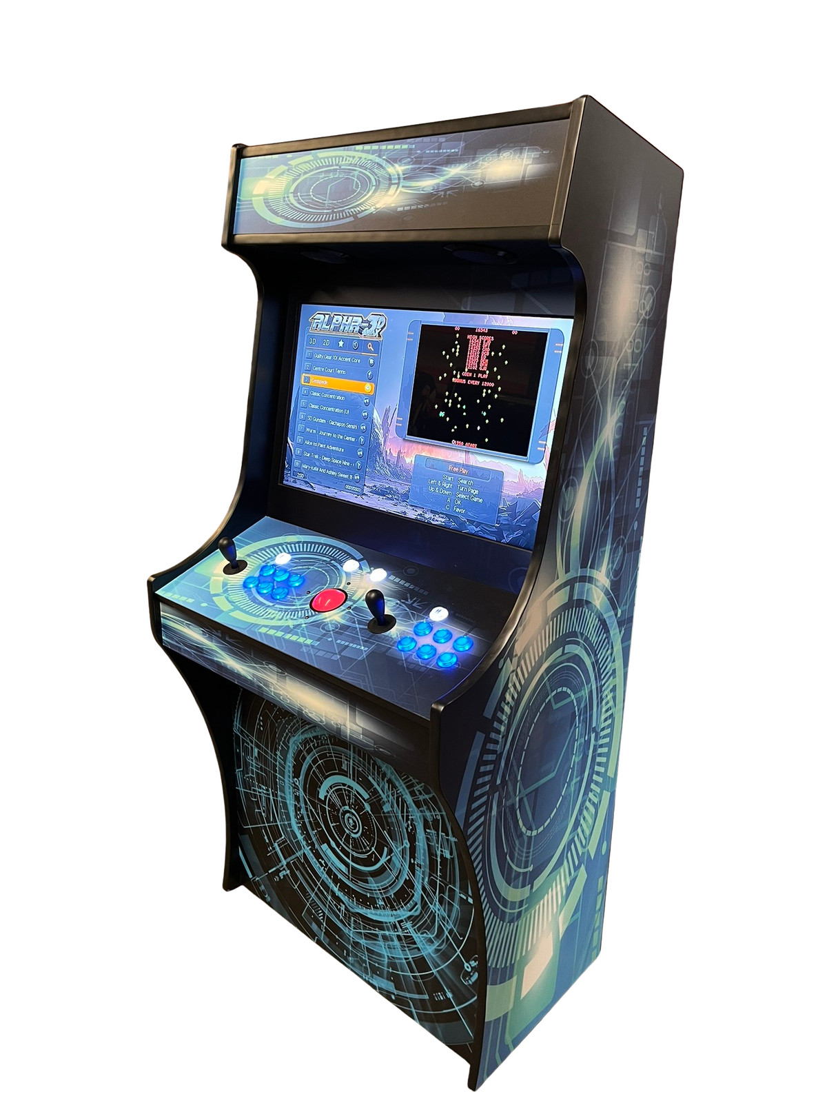 Two Player 32" Blue Space Arcade