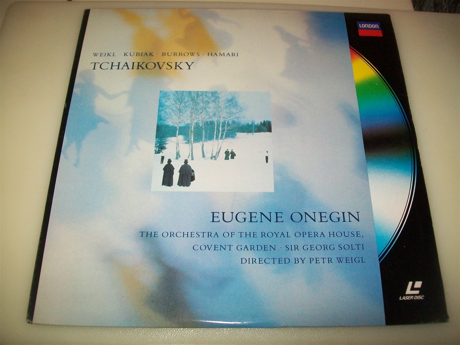 EUGENE ONEGIN Laserdisc LD TCHAIKOVKSY OPERA VERY GOOD CONDITION SIR GEORG SOLTI