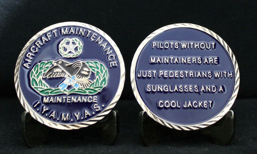 AIR FORCE AIRCRAFT MAINTENANCE CHALLENGE COIN MILITARY COINS NEW