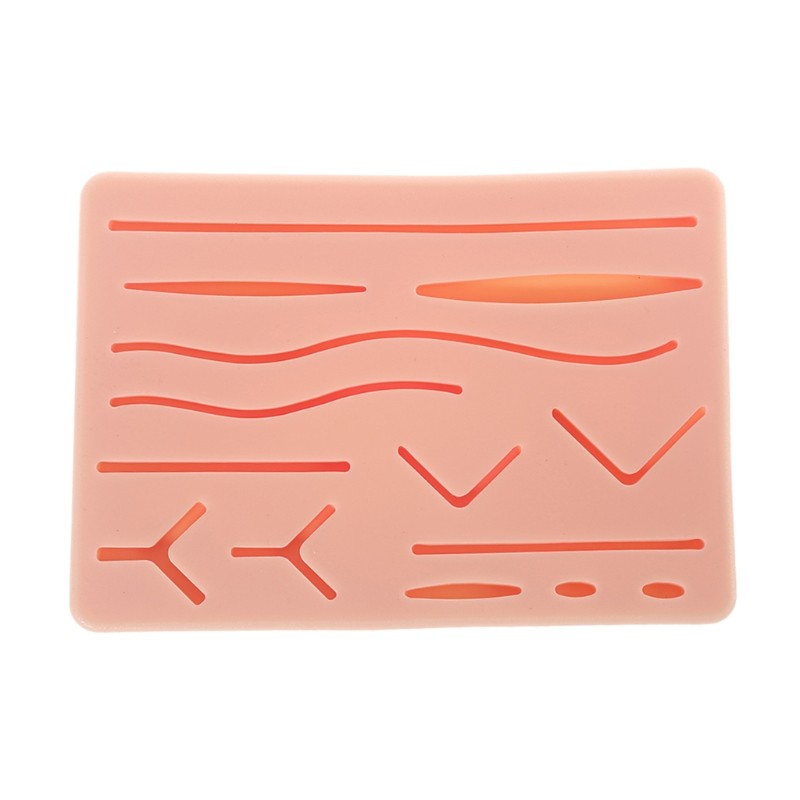 Multi-purpose Suture Practice Pad Reusable Suture Pad Skin Model 6.61 x 4.61