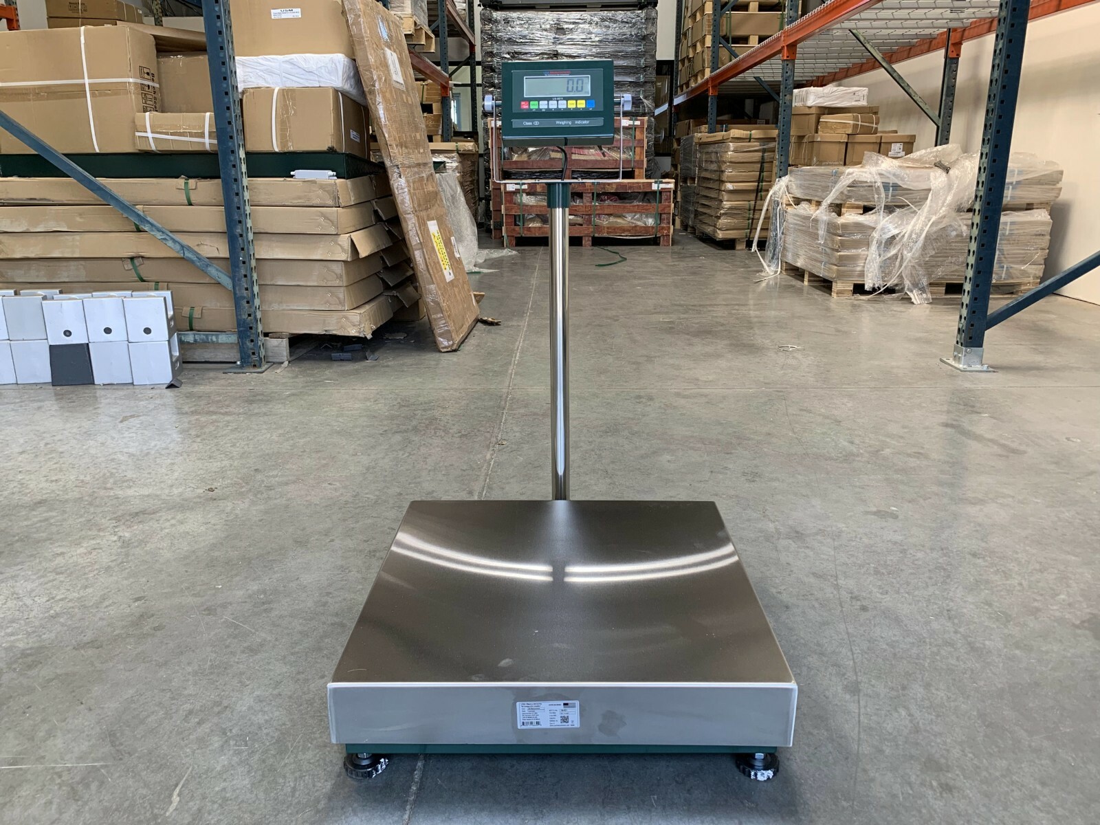 BenchTek US-BT2424 Floor Scale 1,000 lb x .2 lb Legal for Trade 24"x24" NTEP