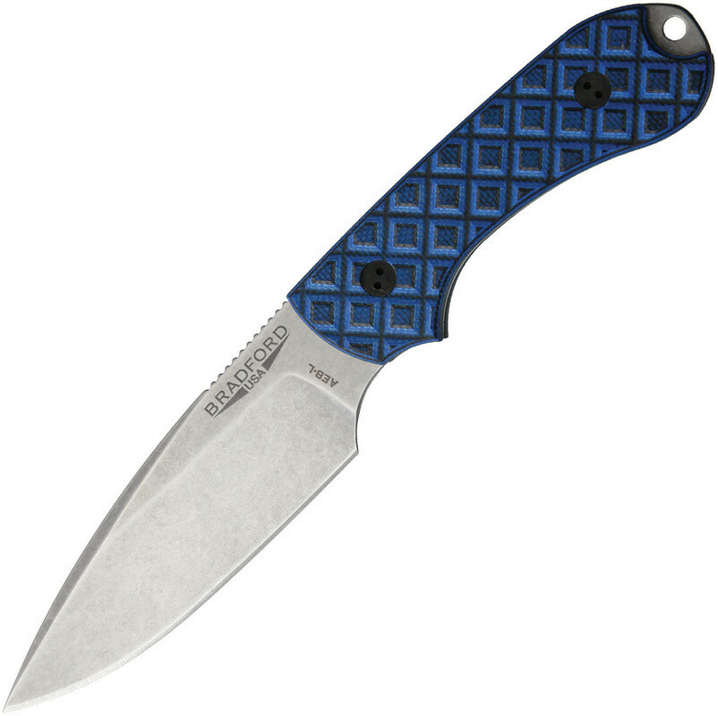 New New Bradford Knives Guardian 3 Black/Blue 3FE-013-AEBL