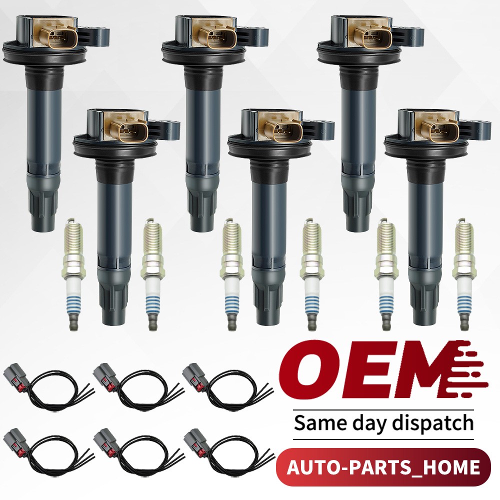 6PCS Ignition Coil + Spark Plug For Ford F150 Transit Ecoboost 3.5 SP534 UF646