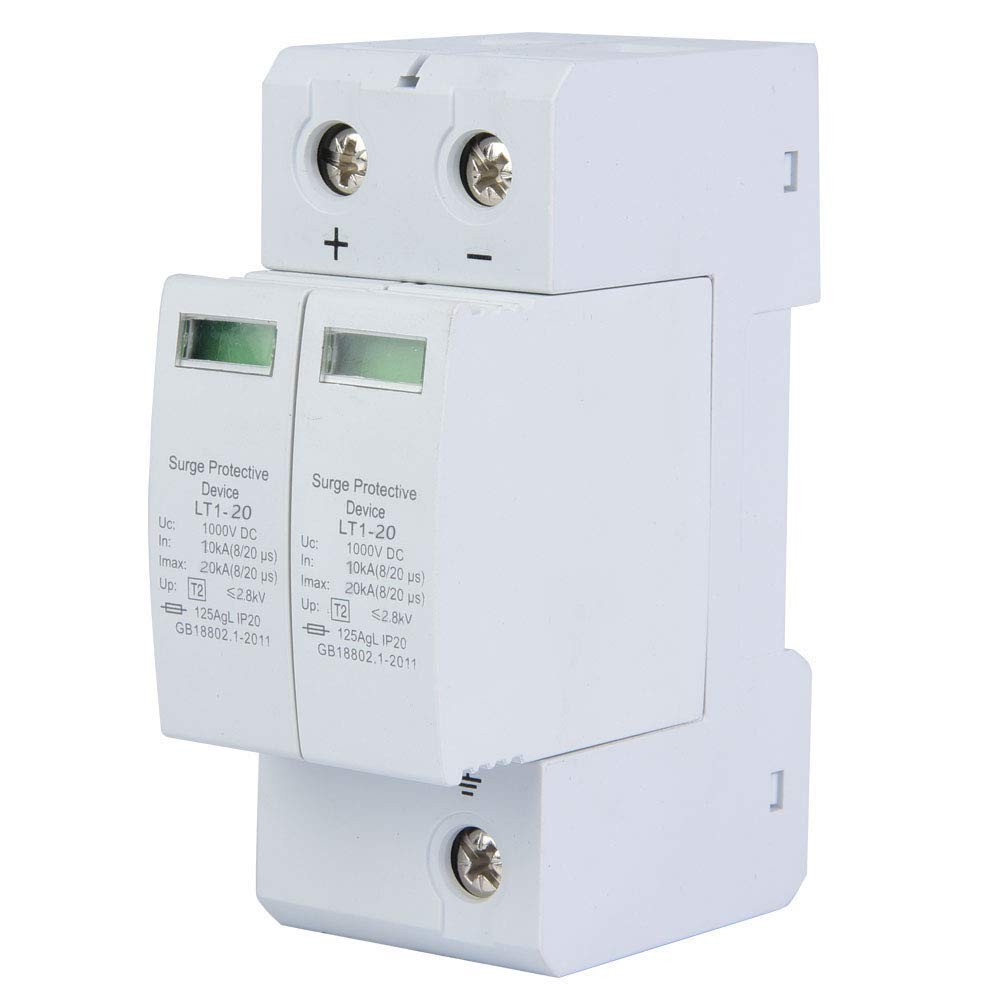 Dc Solar Surge Protector 2P Surge Protective Device DC Photovoltaic Lightning...