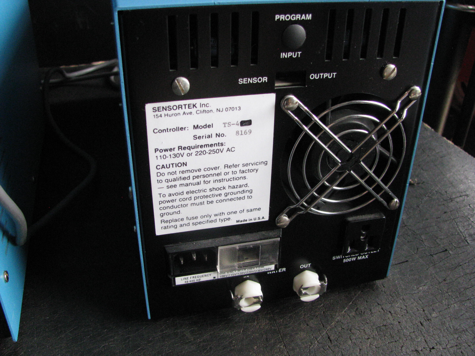 SENSORTEK PUMP/TANK & TS-4 CONTROLLER for MICROSCOPE HEATING/COOL THERMAL STAGE