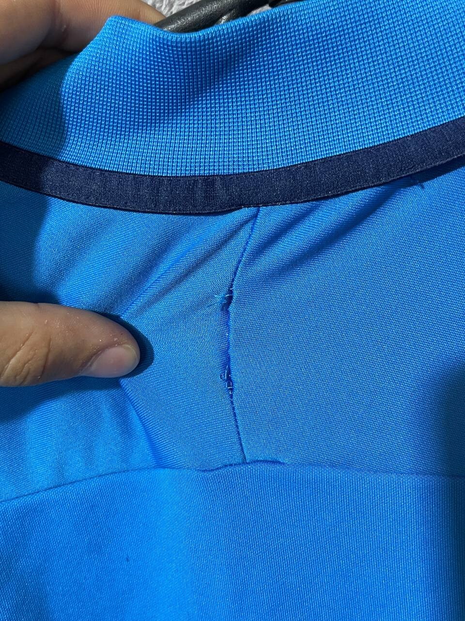 Tottenham Hotspur Training Jacket Long Sleeve Blue Nike Polyester Mens Size M