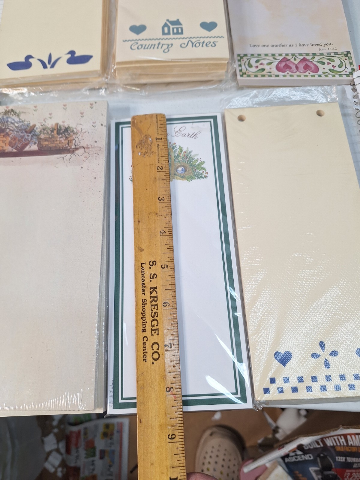 NOS Vtg Country Cottage Core Note Pads