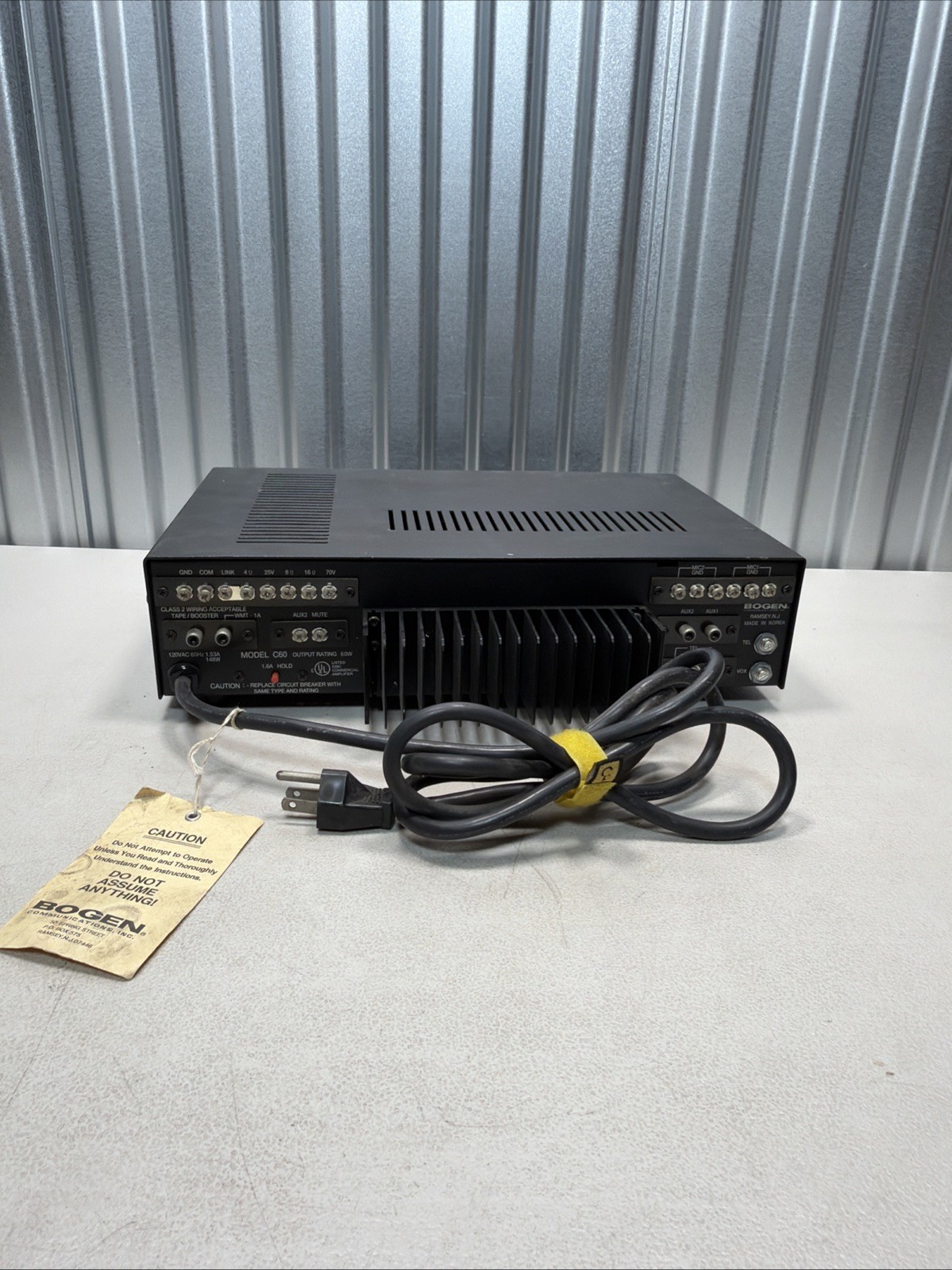 Bogen C-60 Classic Series Mixer Amplifier