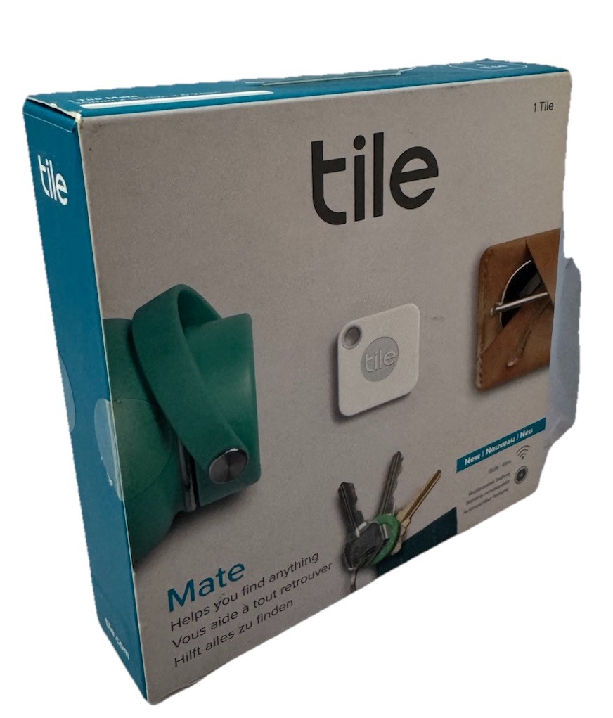 Tile Mate Bluetooth Tracker 1 Pack White RT-15001 New Sealed