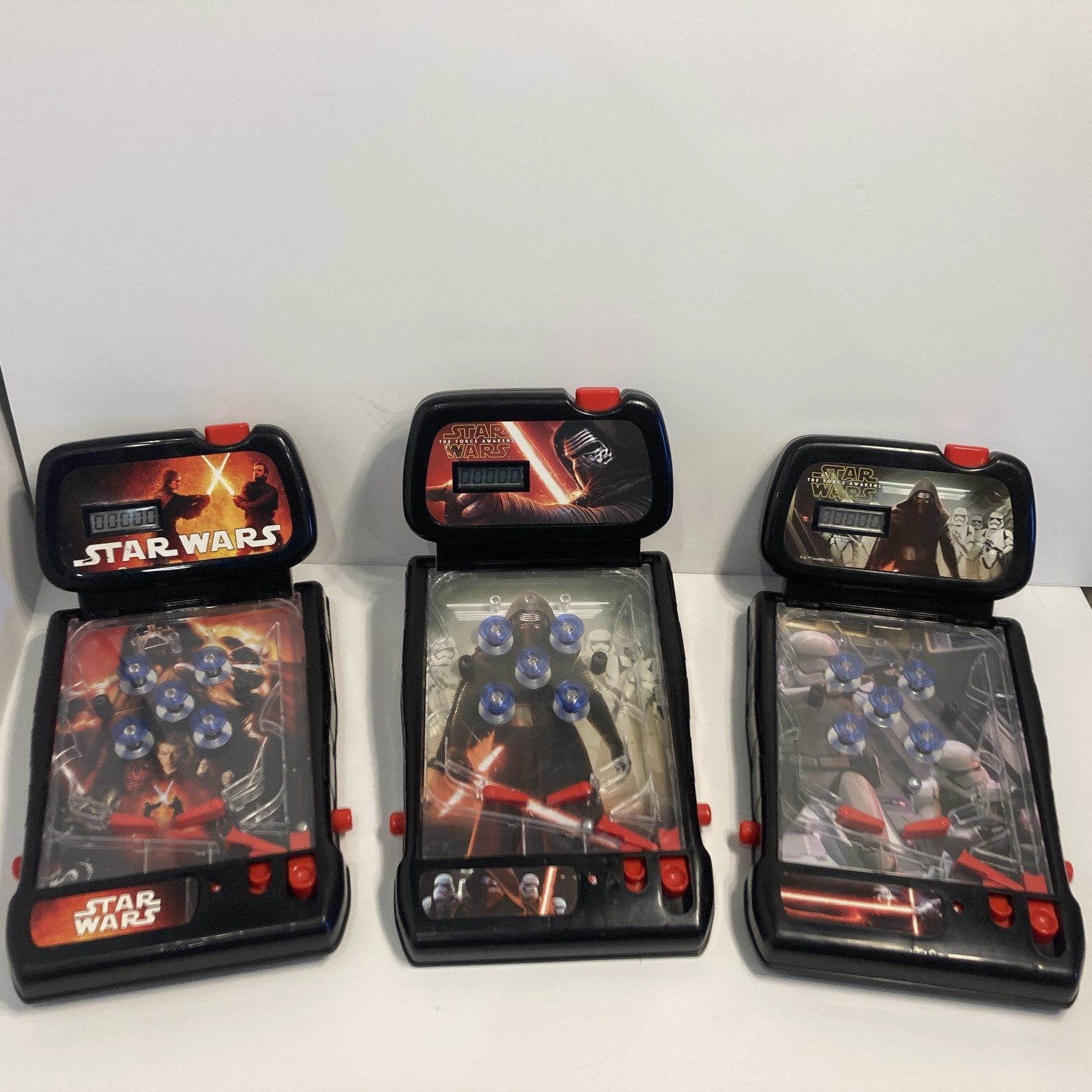 Star Wars Table Top Electronic Pinball (2009) Lot Of 3 All Of Them WORKS. Read!