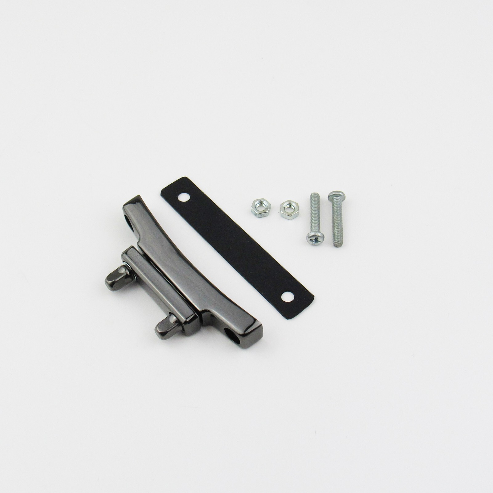Snare Drum Strainer Butt Plate Snare Drum Back Plate End Black Nickel Finish