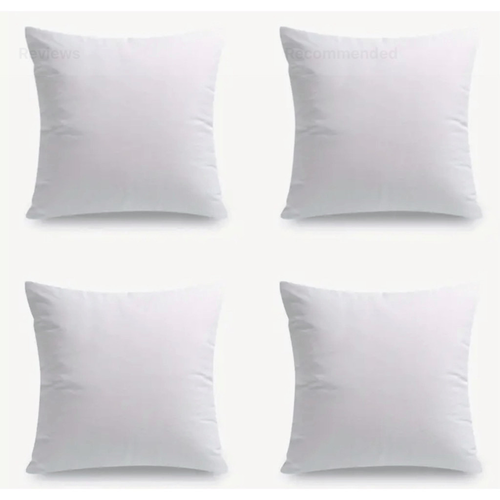 4 Square Throw Pillowcases 18” X 18” NWT