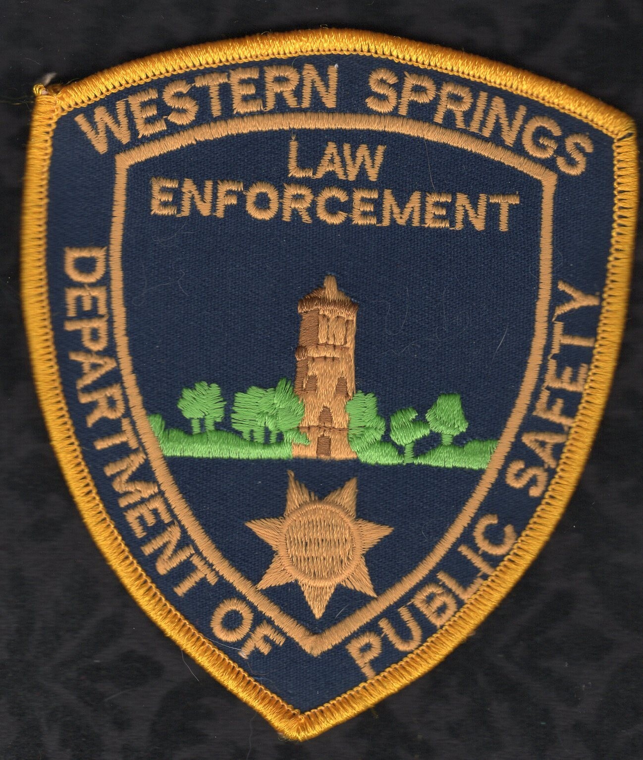 Western Springs Illinois Dept. Public Safety Law Enforcement Shoulder Patch