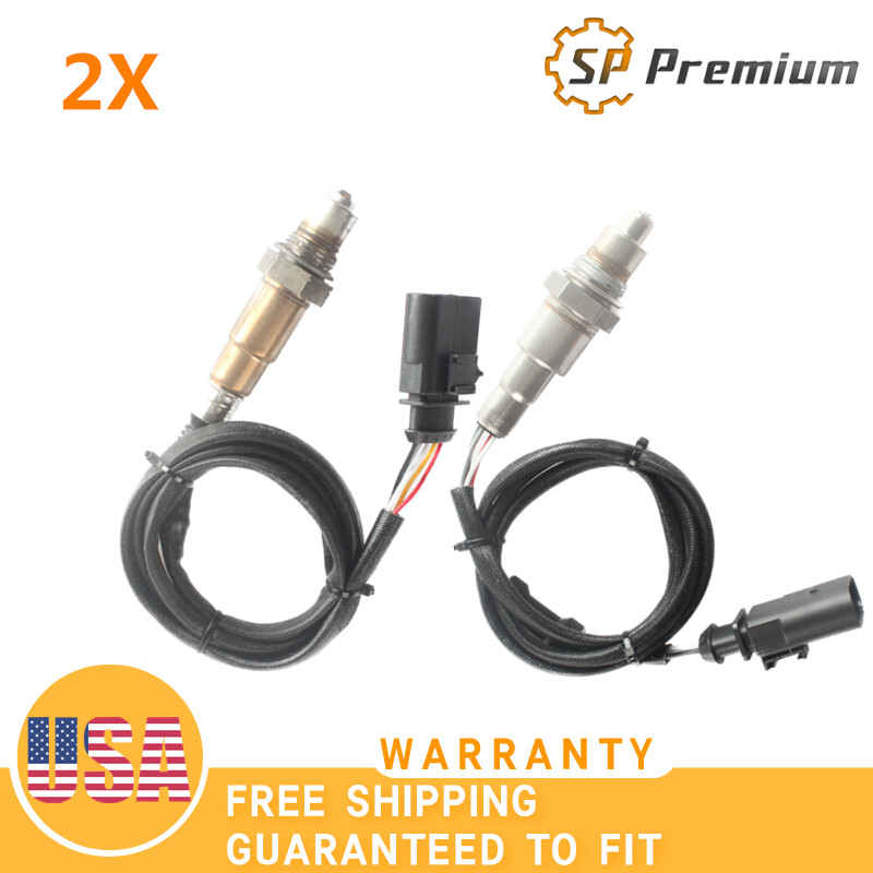 2PCS O2 Lambda Oxygen Sensors Upstream&Downstream For Audi A3 2016-15 1.8L CNSB