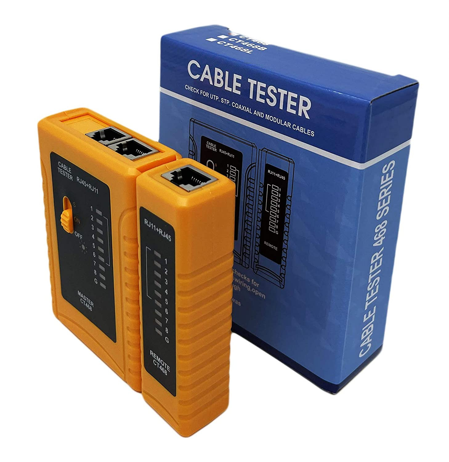 Imbaprice NF-468 Network LAN Cable Tester for RJ45, RJ11, RJ12, CAT5, CAT6 UTP C