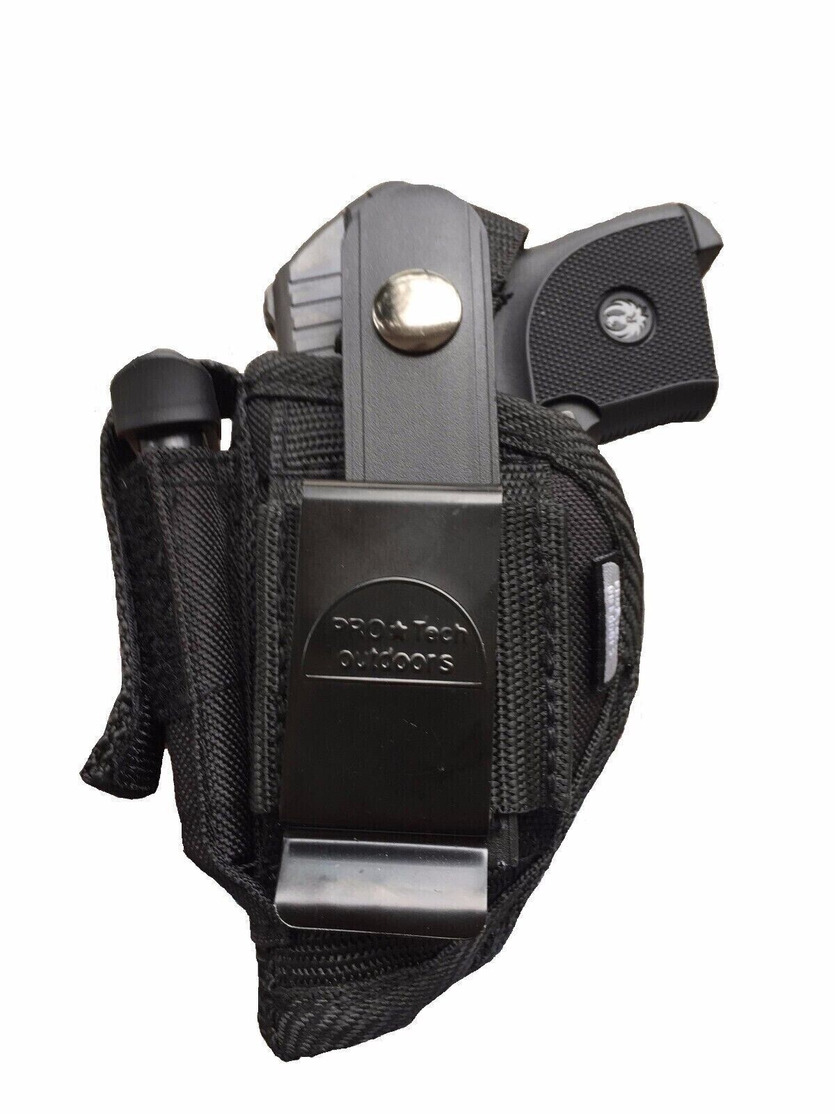 Nylon Belt & Clip Gun holster With Magazine Pouch For Ruger LCP-380