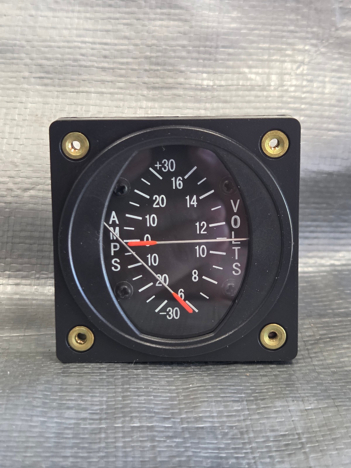 Falcon Gauge Dual 2-1/4 Ammeter / Voltmeter +/-30A / 6-16V Non TSO