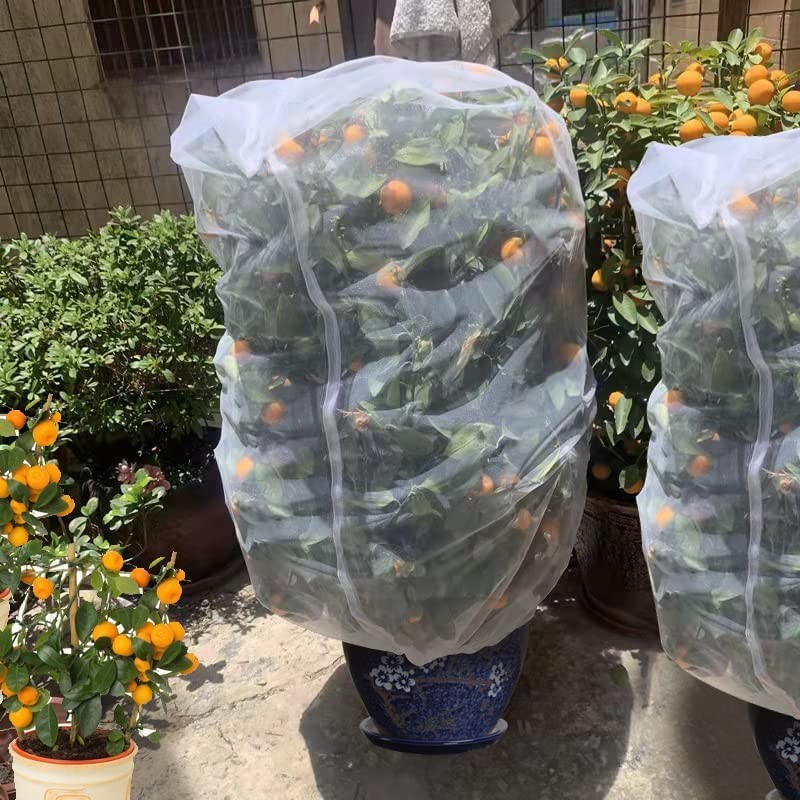 Agfabric 2 Pack Fruit Tree Netting Protection Bag with 86"x78", 2pack