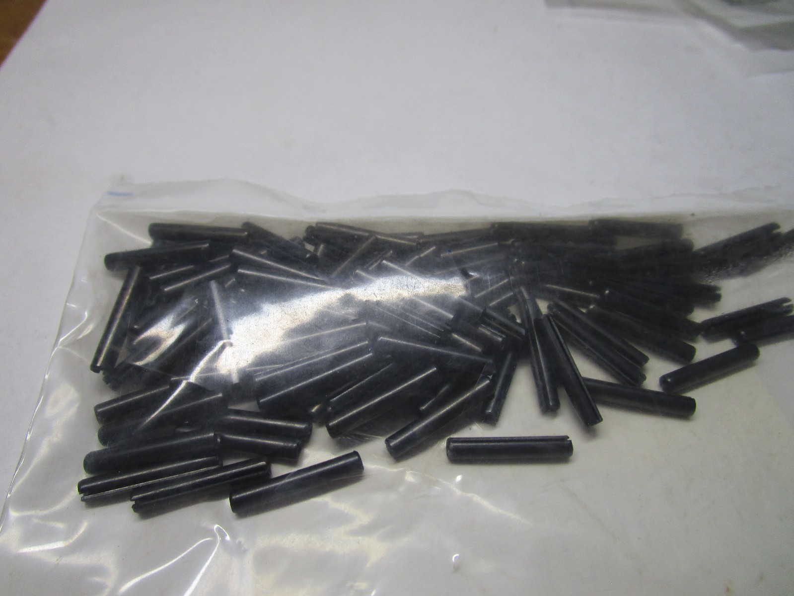 1/8" x 3/4" Plain Finish Steel Slotted Spring Pin QTY 100