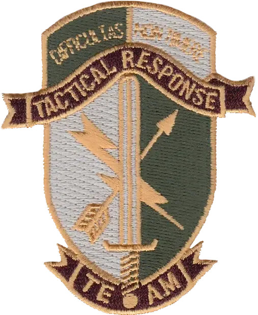 ILLINOIS STATE POLICE PATCH WITH HOOK & LOOP: Tactical Response Team Subdued