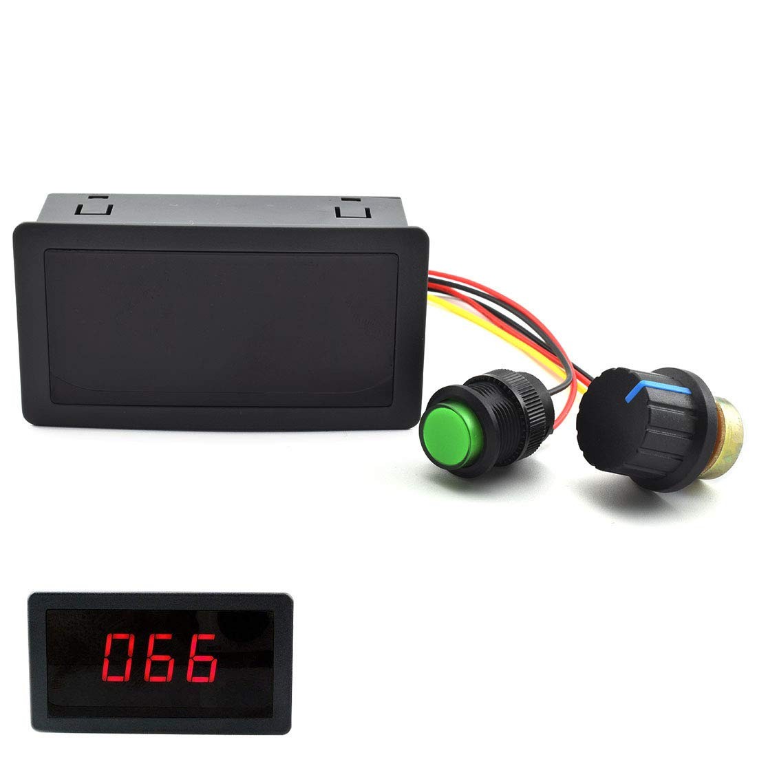 6V-30V 8A DC Motor Speed Controller 6V 12V 24V PWM Stepless Speed Control Swi...