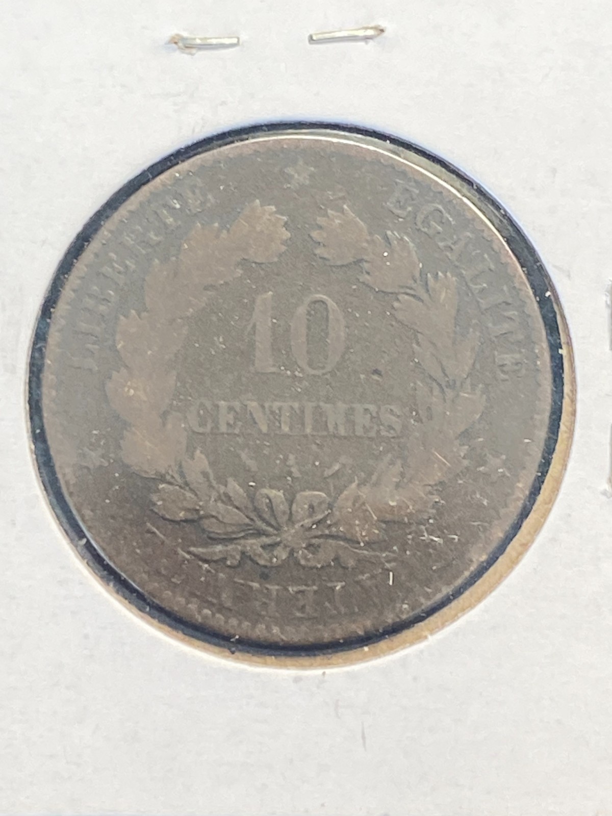 STORAGE UNIT FIND 1880 France 10 Centimes