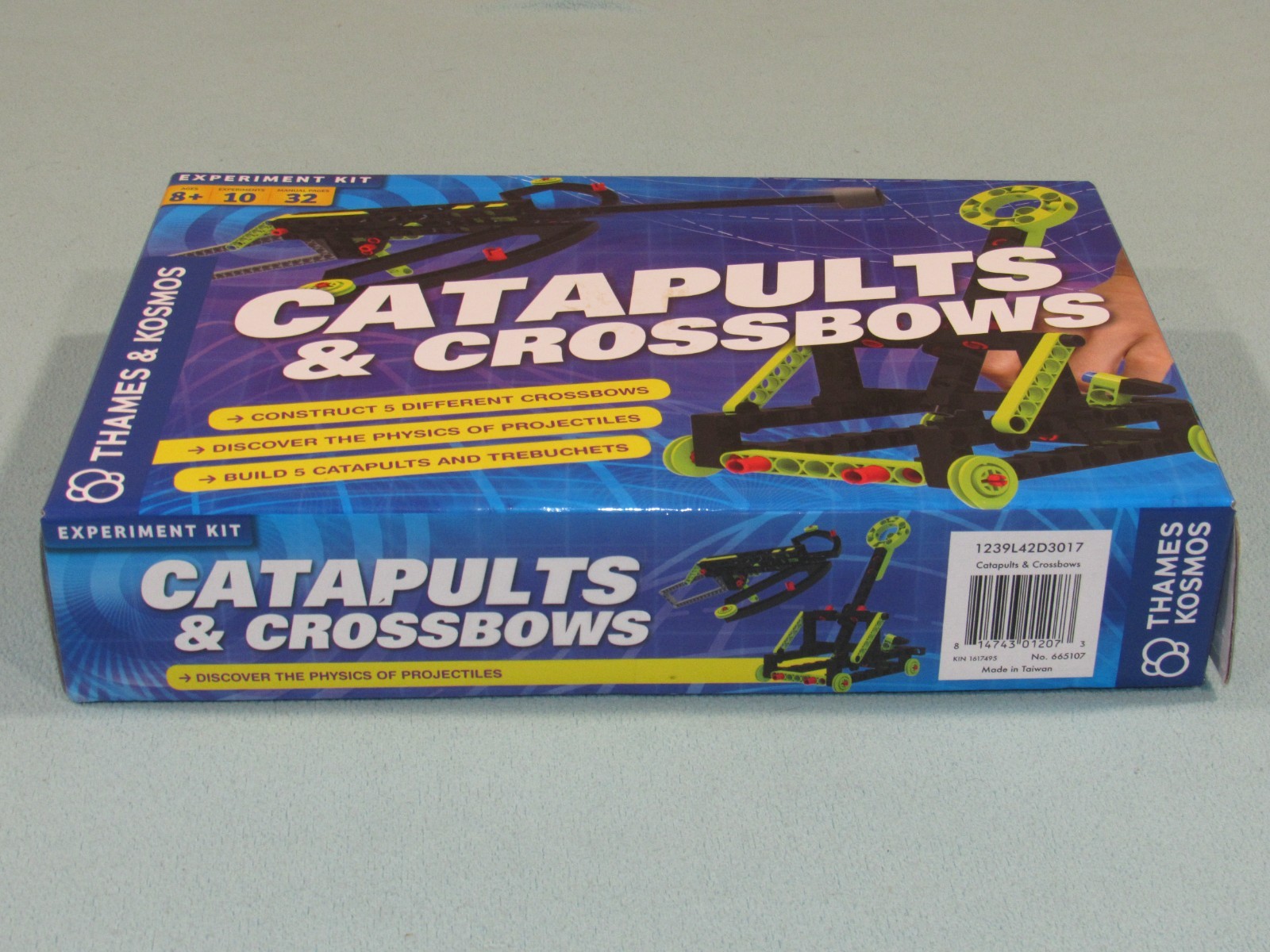 CATAPULTS & CROSSBOWS Physics Science Experiment Kit ~NEW (open) Thames & Cosmos