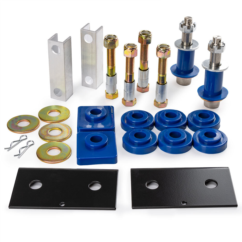 Engine Hood Hinge Pivot Bushing & Mounting Bolt Set Kits For Peterbilt 378 379