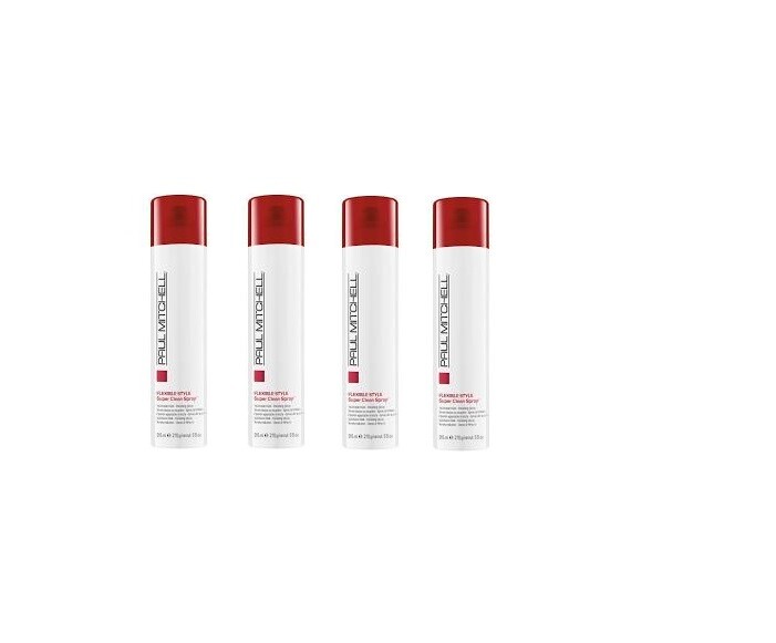 Paul Mitchell Super Clean Aerosol Finishing Spray,Flexible Hold,9.5oz (pack of4)