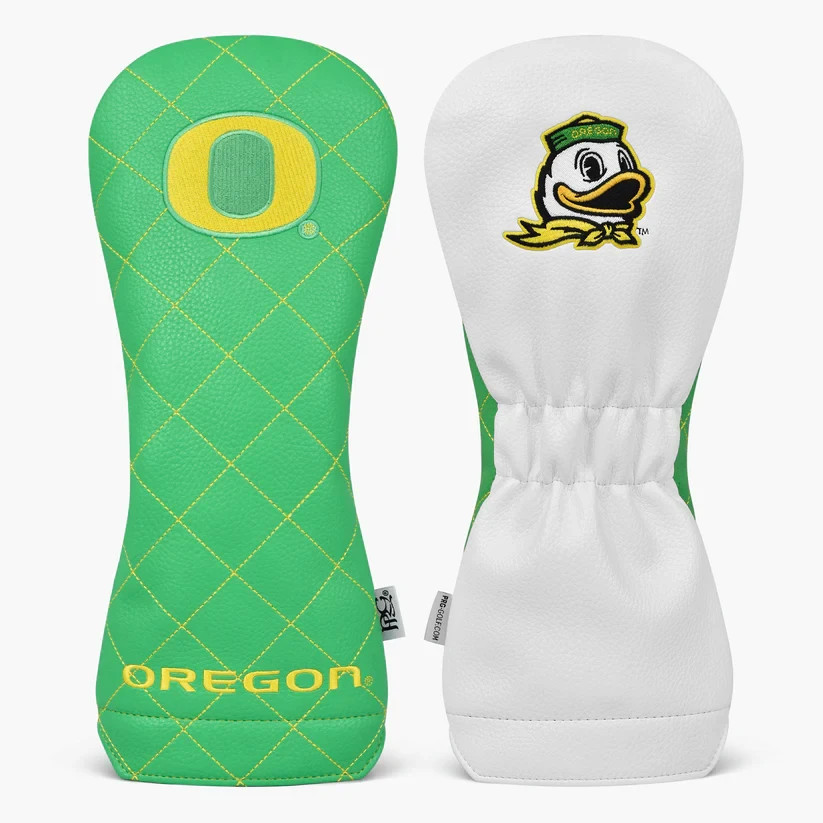PRG Golf Authentic Oregon Ducks Stitch Pattern Rescue Head cover NCAA Licensed