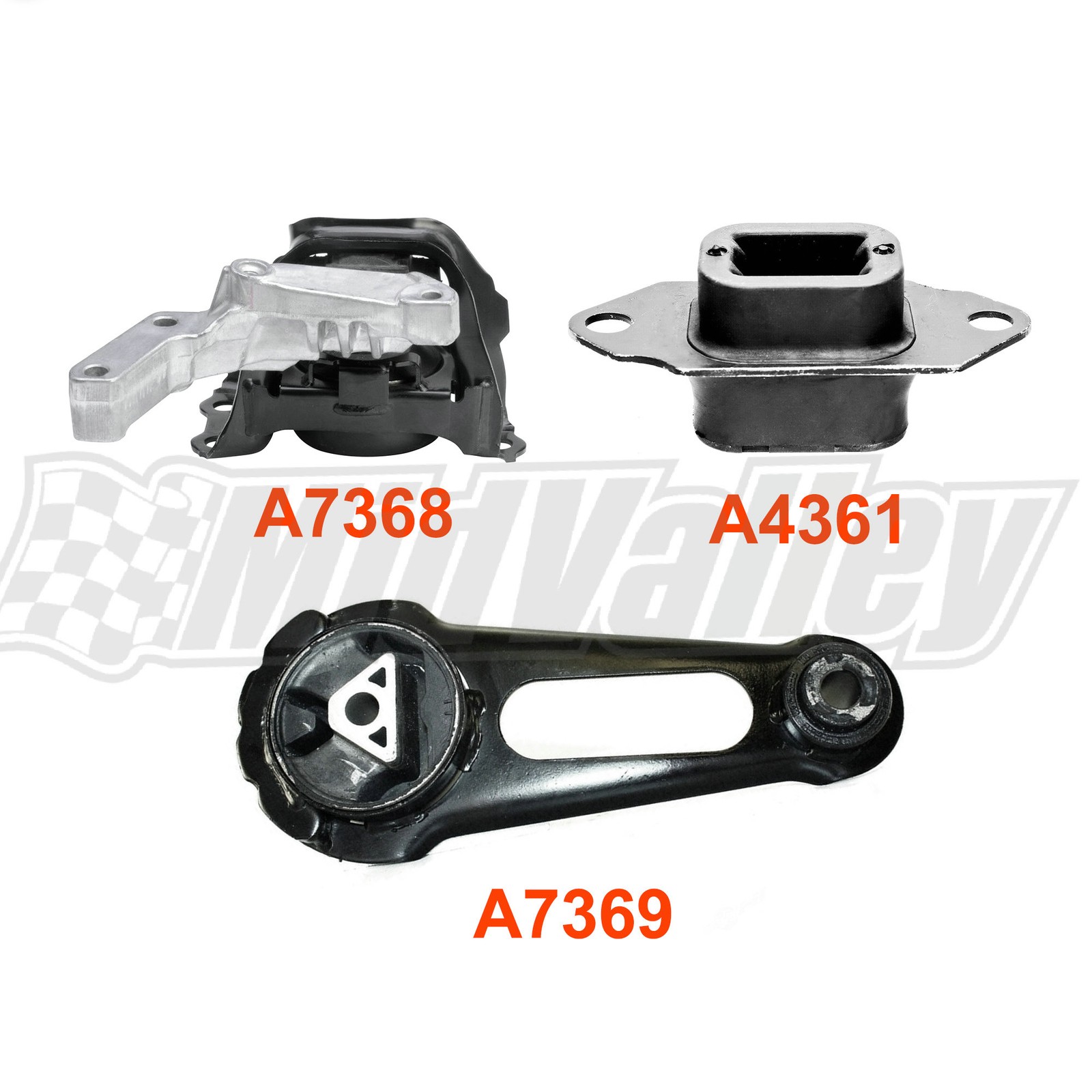 3PCS Engine Motor & Trans Mount For 2012-2017 Nissan Versa Versa Note 1.6L