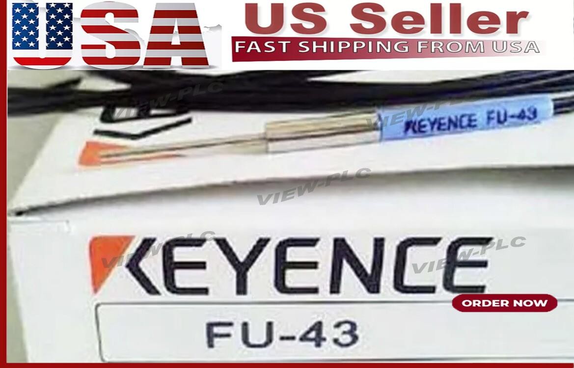 Keyence FU-43 Fiber Optic Sensor Reflective New  US Free TAX