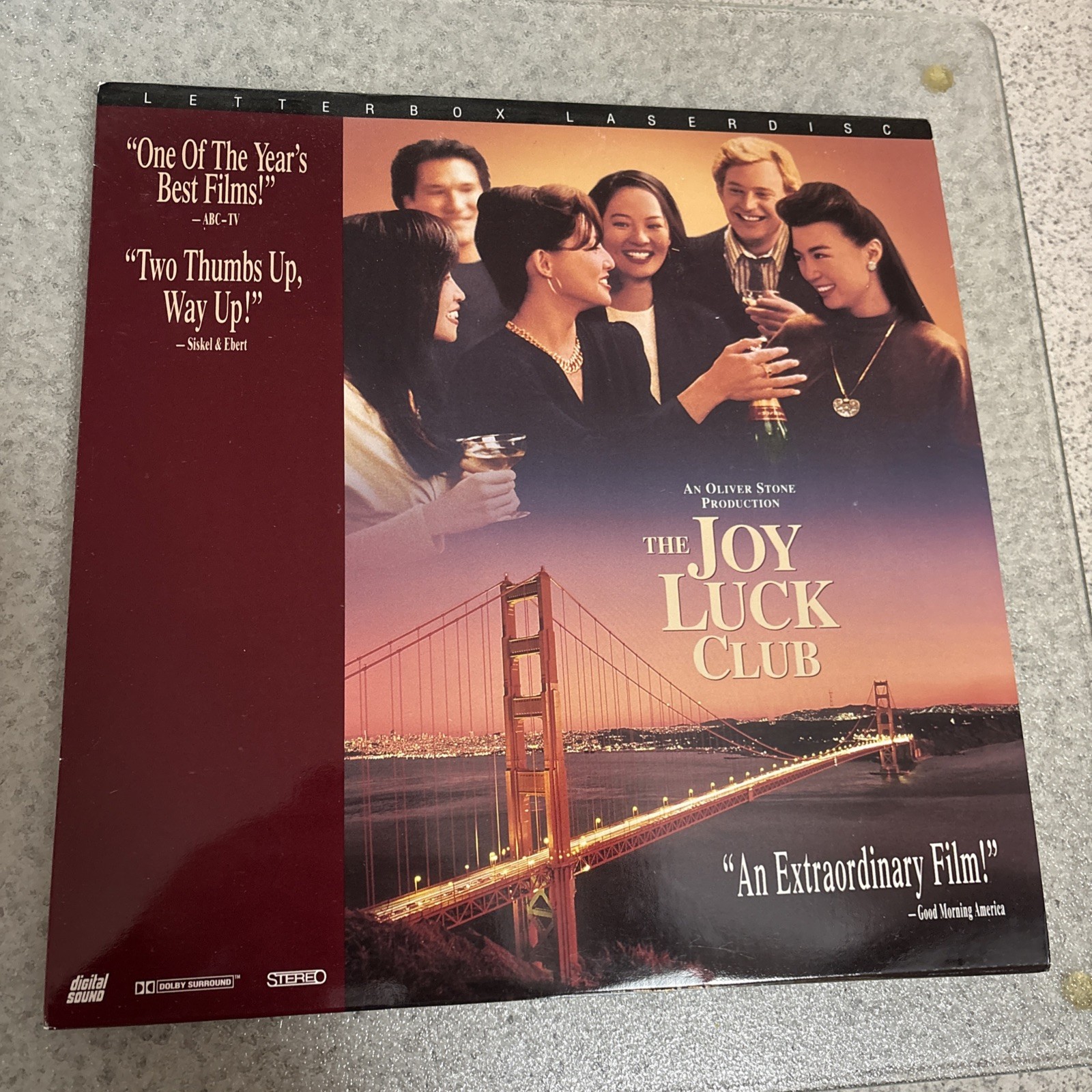 "The Joy Luck Club" Letterbox Edition Laserdisc LD - Oliver Stone Production