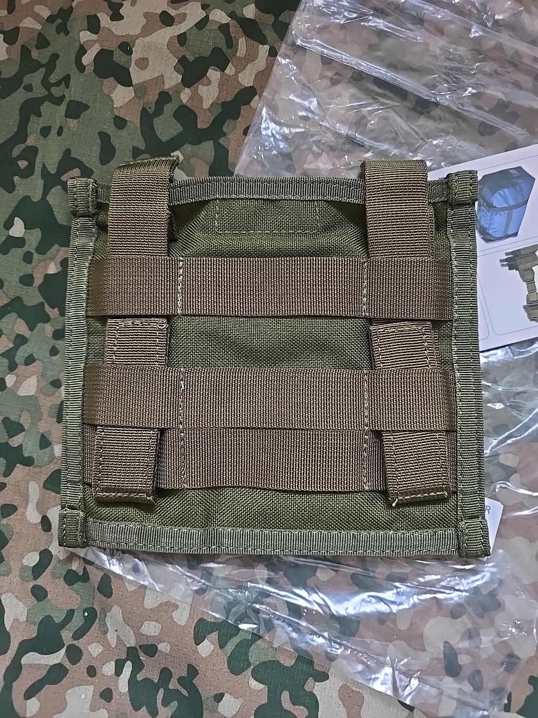 New KarrimorSF PREDATOR Admin Commanders Panel Pouch Molle Olive Karrimor SF