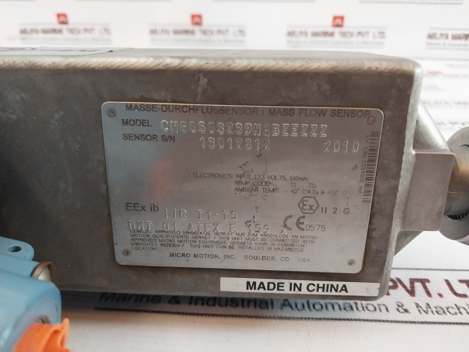 MICRO-MOTION CNG050S239NCAZEZZZ Mass Flow Sensor
