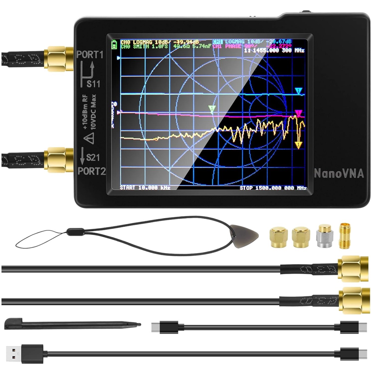 Upgraded V3.7 Antenna Analyzer - 1.5GHz