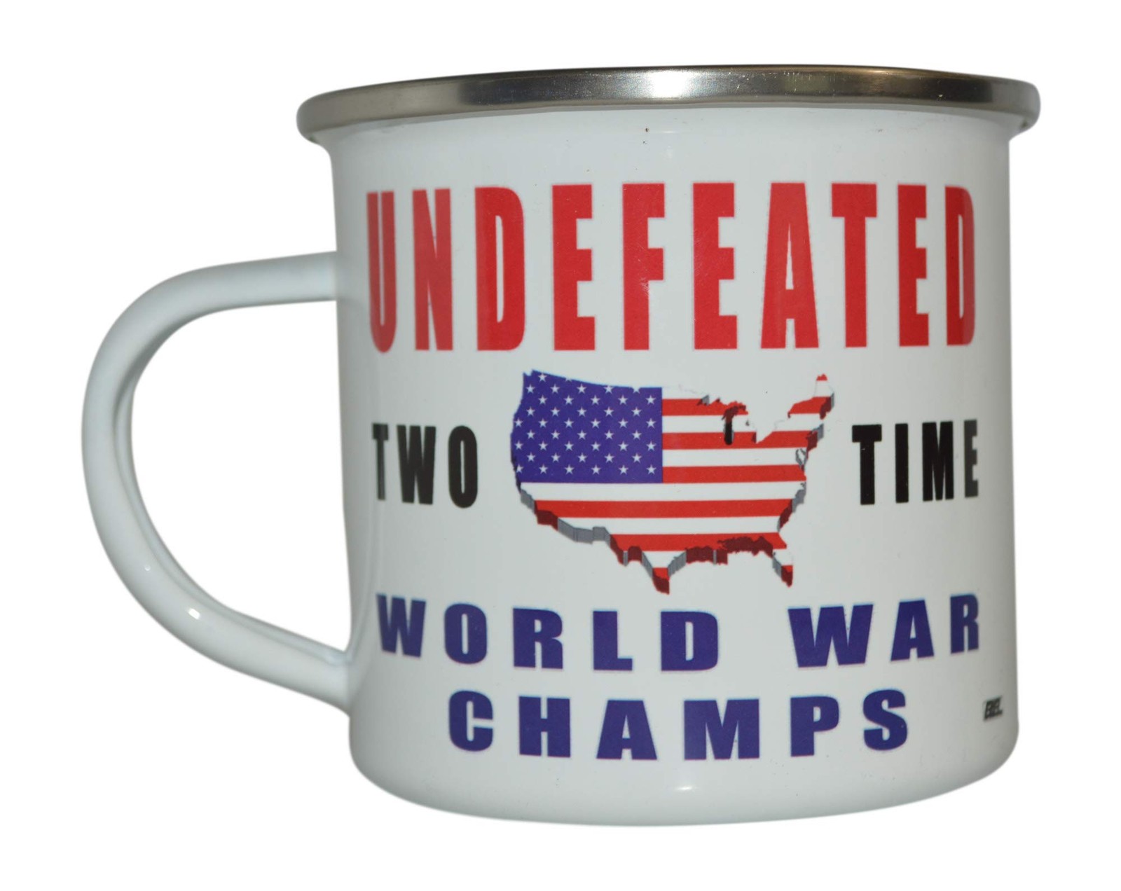 Rogue River Tactical Funny American World War Champs Camp Mug Enamel Camping ...