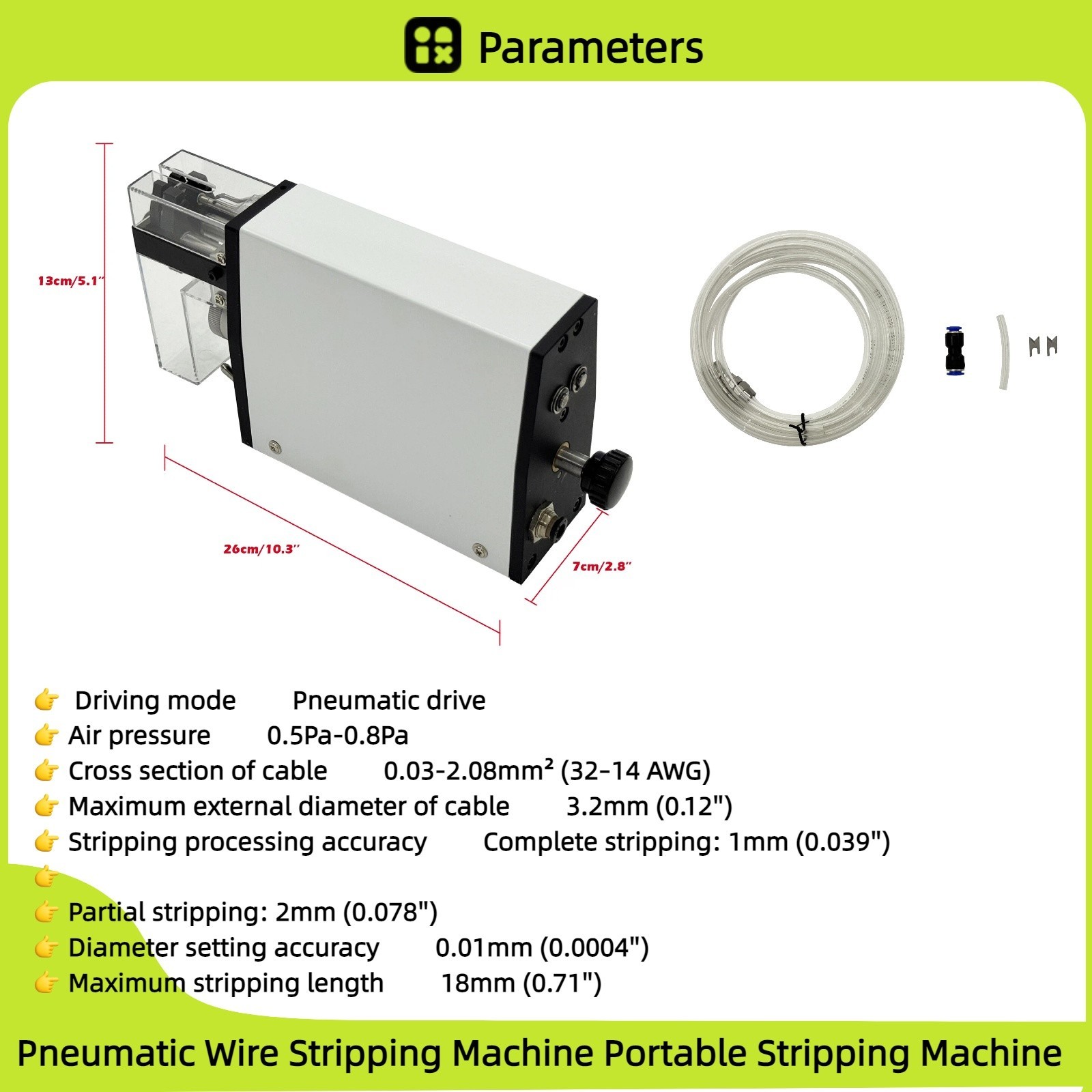 Induction Pneumatic Wire Stripping Machine Portable Small Stripping Machine