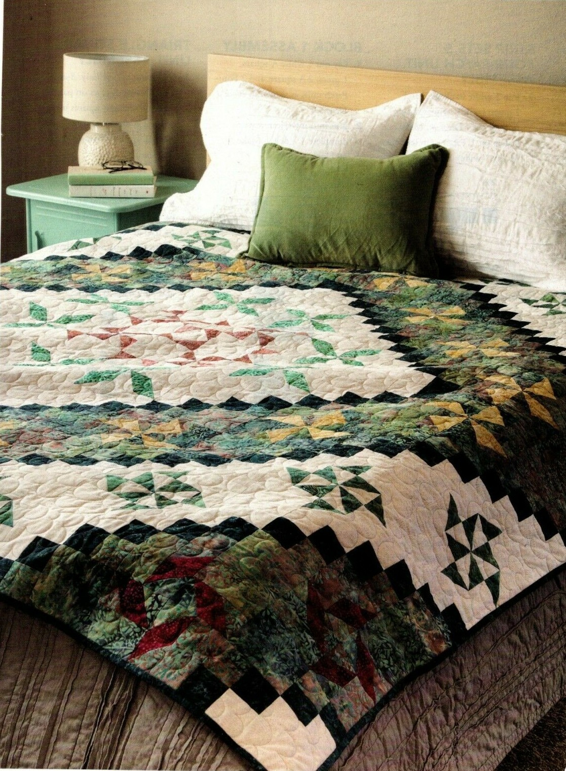 Diamond Dance Quilt Pattern Pieced TB