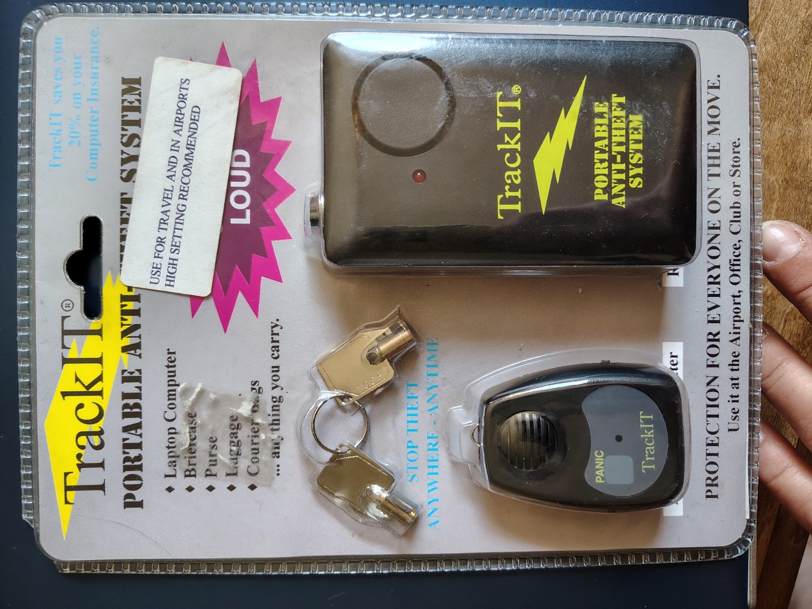 TrackIT Portable Anti-theft System