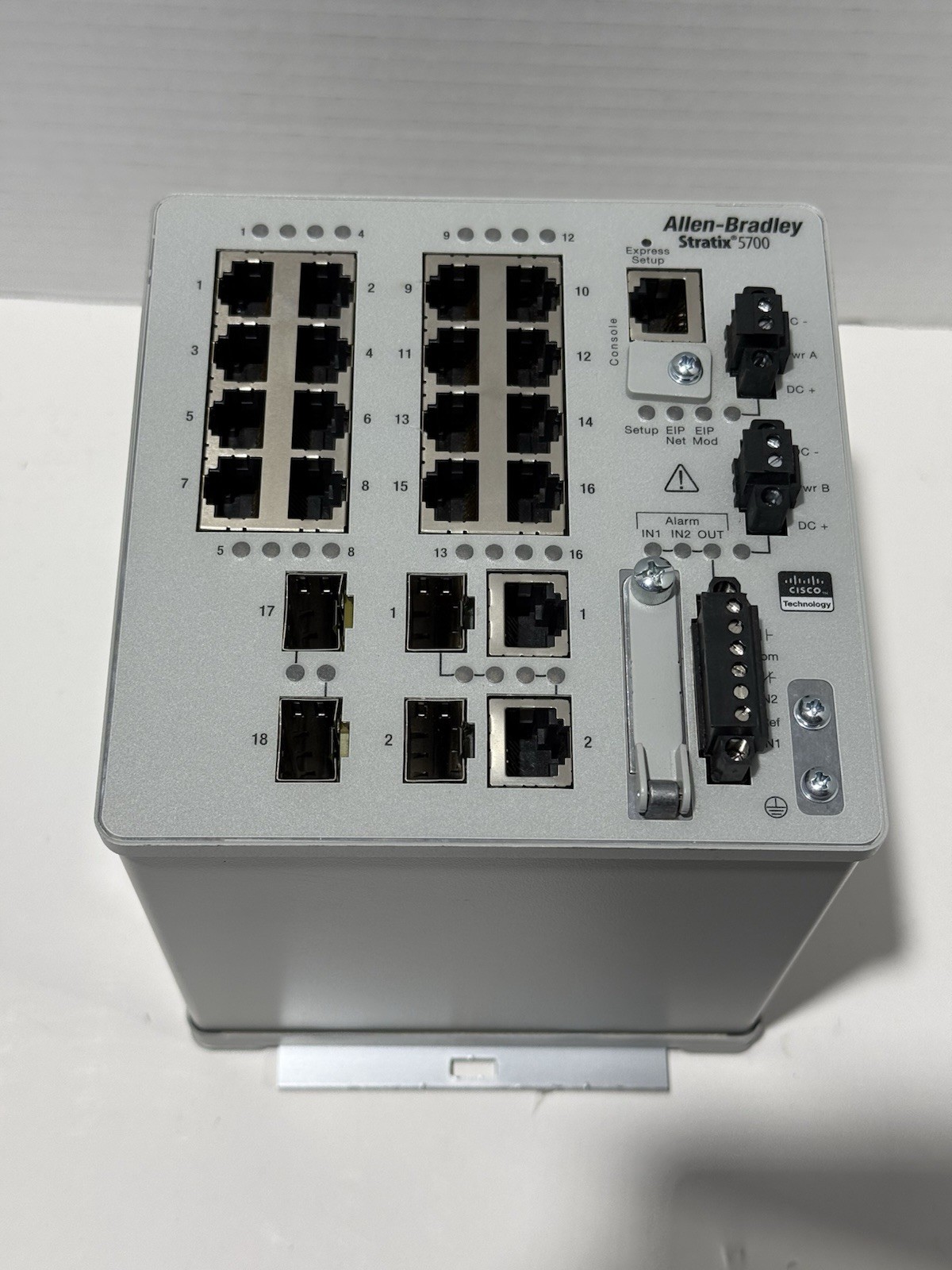 Allen-Bradley 1783-BMS20CGP SER. A Stratix 5700 18-Port Managed Switch - Nice