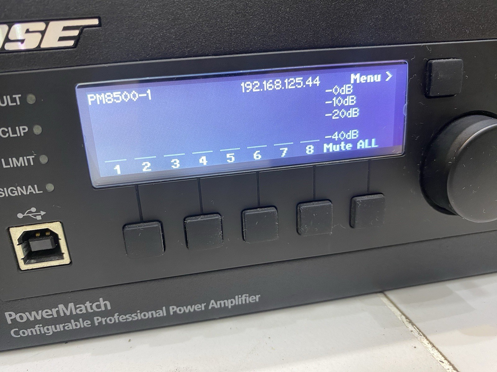 BOSE Power Match PM8500N Channel Power Amplifier