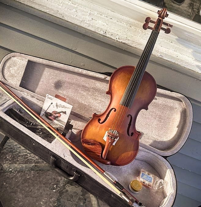 🎵Back 2🎵School🎵Sale!🎵Acoustic Violin w Softshelled Hard Case & Wax!