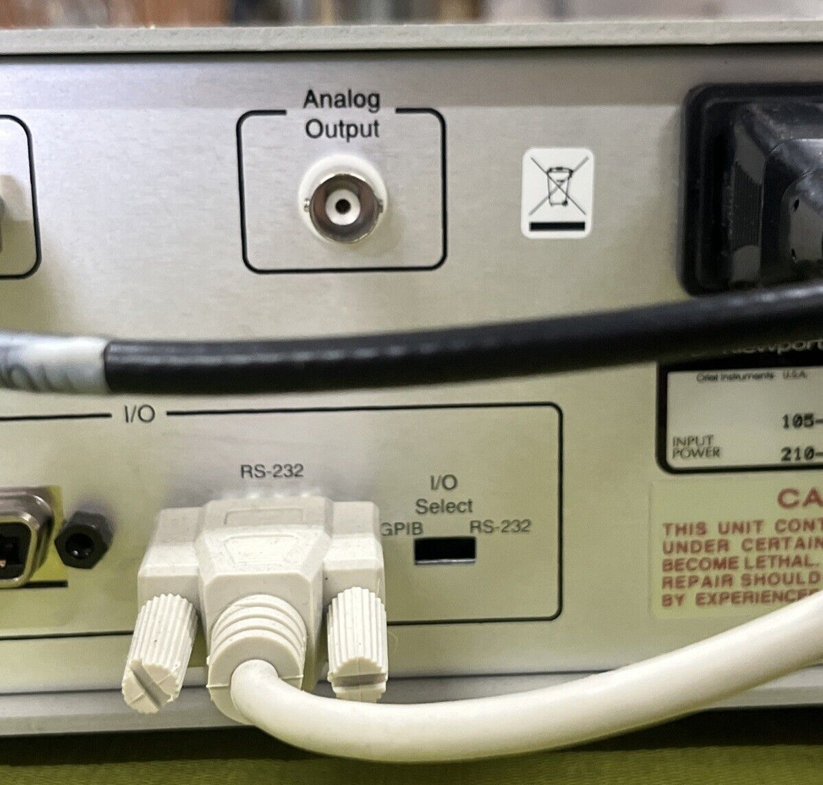 Newport Model: 70310 Optical Power Meter