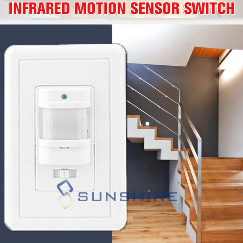 Interruptor de Sensor de automático de luz de pared PIR infrarroja de ocupación