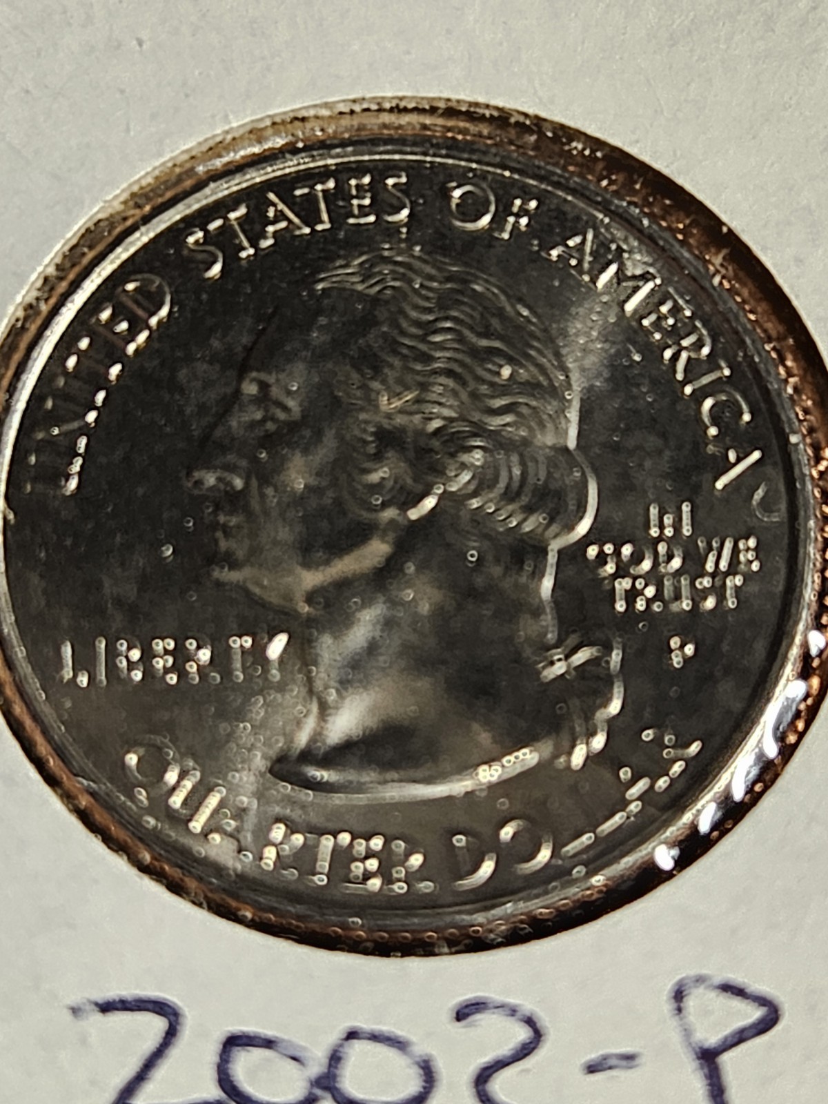 2002 P Indiana State Quarter Uncirculated #2
