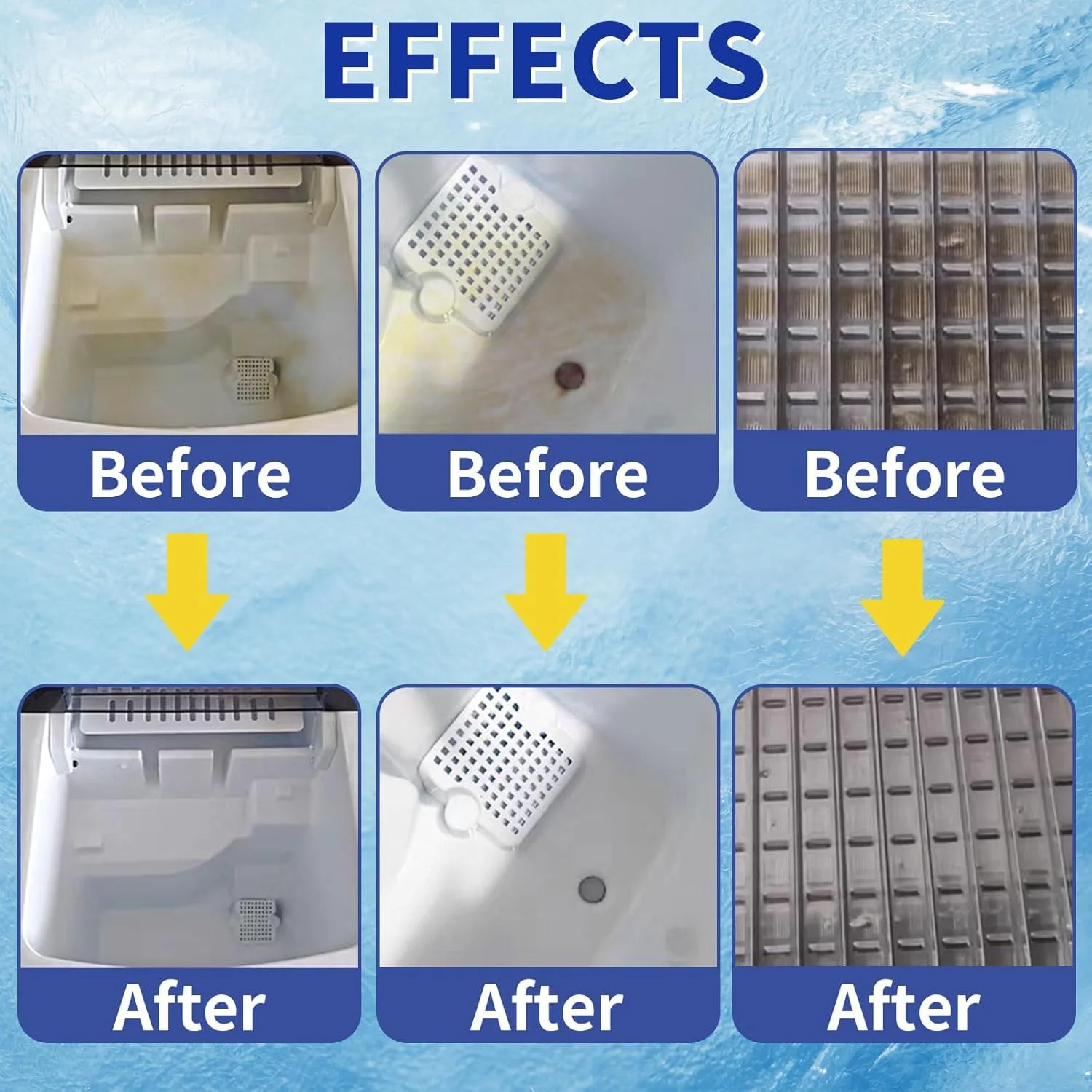 Ice Machine Cleaner Maker and Descaler - 24 Ice Maker Cleaner Tablets Compatible