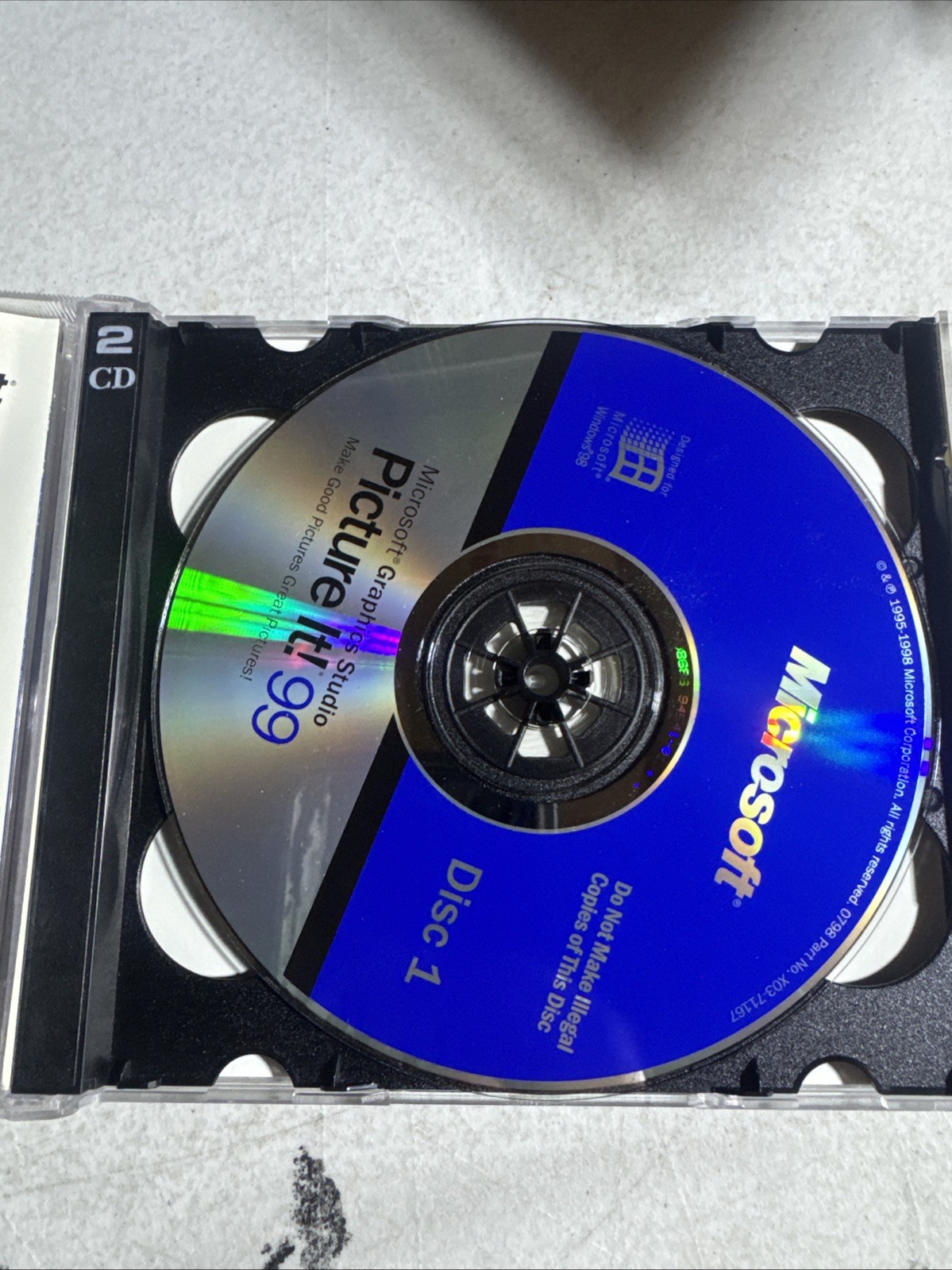 MICROSOFT PICTURE IT! 99 NOTE -