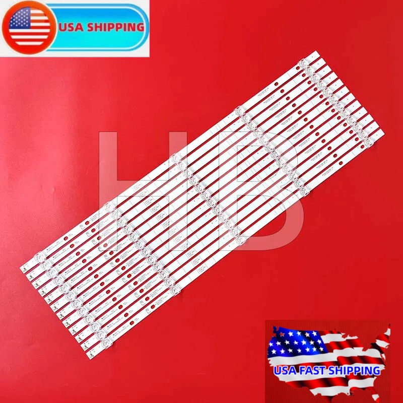 New 12pcs LED strips for Sharp LC-65N7004U LC-65Q7300U LC-65Q7330U LC-65Q7370U
