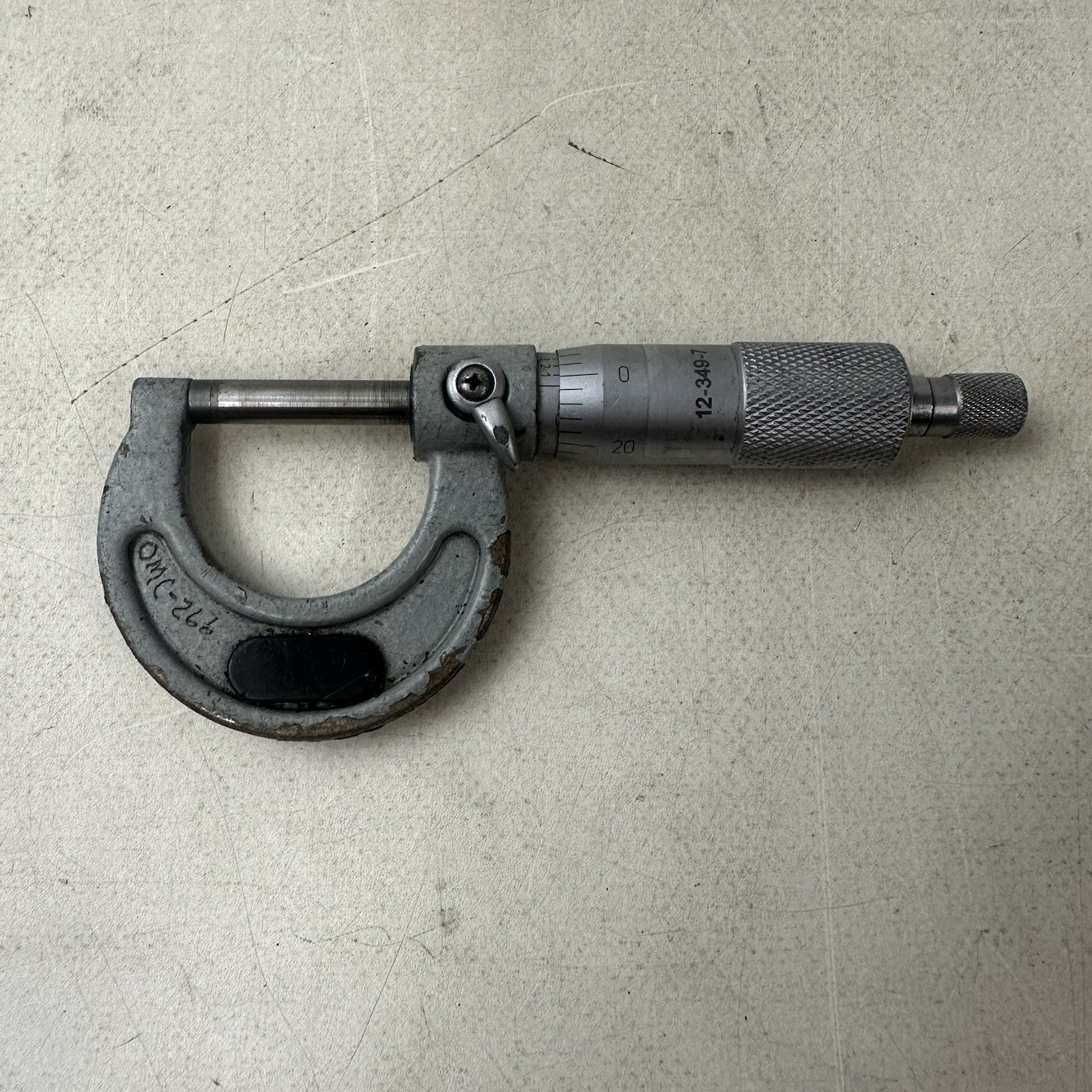 SPI Micrometer 0-1” 12-349-7 Has Wear From Use Functions Normally And Smoothly